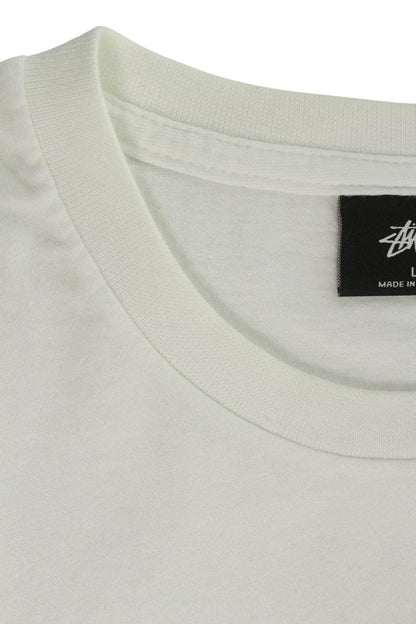 STUSSY Racing Team Print T-Shirt White Size L
