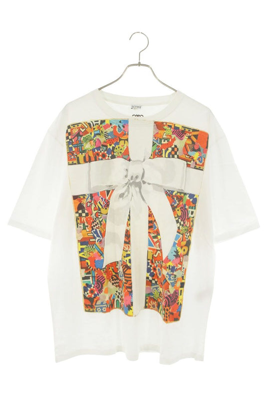 LOEWE Joe Brainard Ribbon Print T-Shirt White Size L