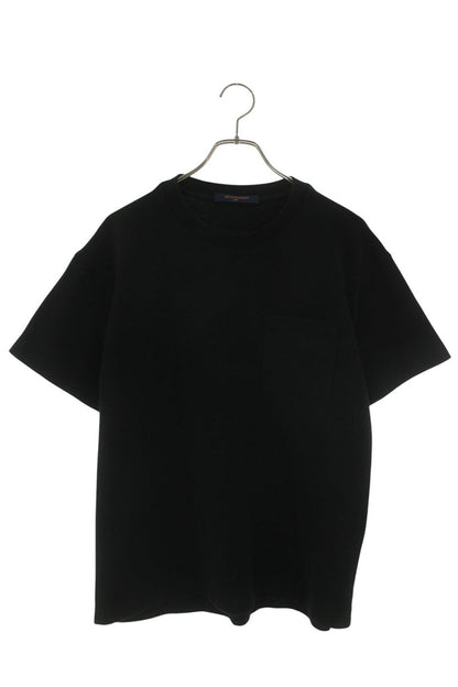 LOUISVUITTON Monogram Pocket Crewneck Tee Black Size S