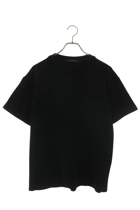 LOUISVUITTON Monogram Pocket Crewneck Tee Black Size S