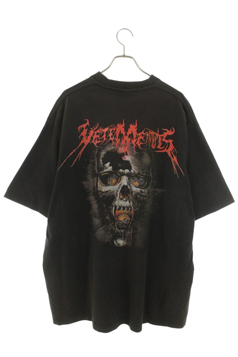 VETEMENTS Back Artwork Print T-Shirt Black Size S
