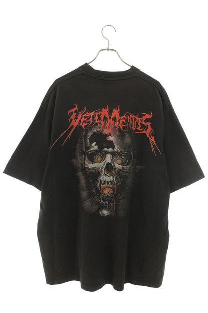 VETEMENTS Back Artwork Print T-Shirt Black Size S