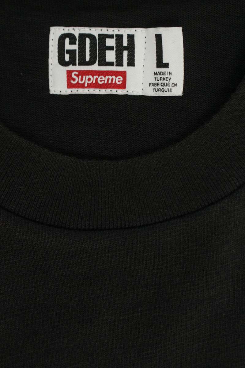 SUPREME 25SS Goodenough S S Cotton Top Black Size L