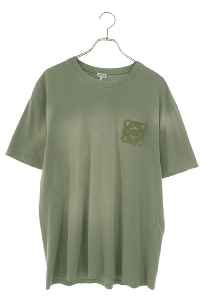 LOEWE Anagram Patch Washed Green T-Shirt Size S
