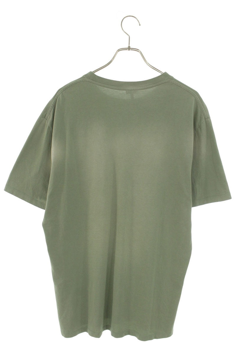 LOEWE Anagram Patch Washed Green T-Shirt Size S
