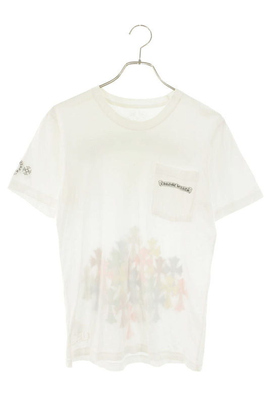 Chrome Hearts Multi Cemetery Cross Print Tee White Size S