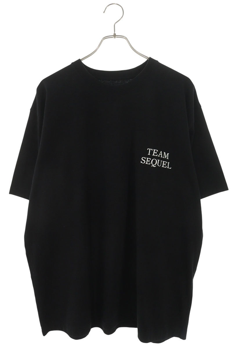 SEQUEL 25AW Santa Cruz Print Black T-Shirt Size L