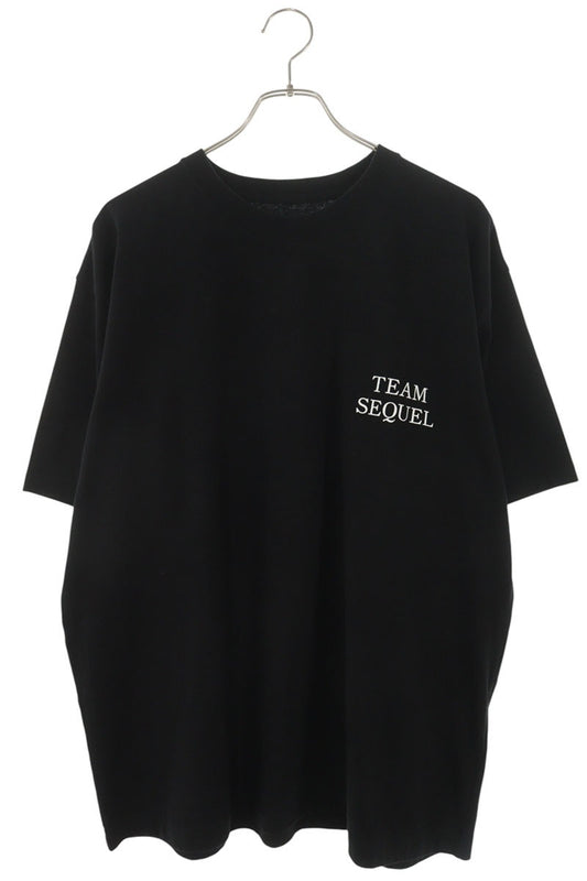 SEQUEL 25AW Santa Cruz Print Black T-Shirt Size L