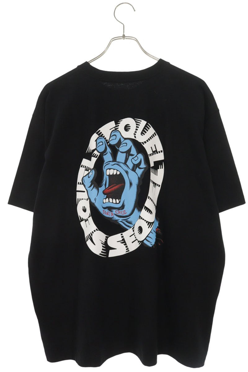 SEQUEL 25AW Santa Cruz Print Black T-Shirt Size L