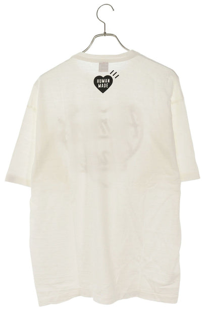 HUMAN MADE HM25TE001 Heart Logo Print Tee White Size XXL