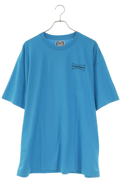 WASTED YOUTH Back Print Blue T-Shirt Size XL