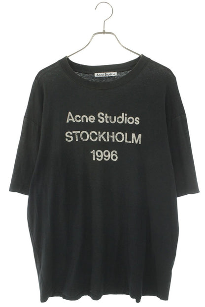 ACNE STUDIOS Logo Print Relaxed Fit Vintage Wash Tee Size L