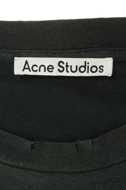 ACNE STUDIOS Logo Print Relaxed Fit Vintage Wash Tee Size L