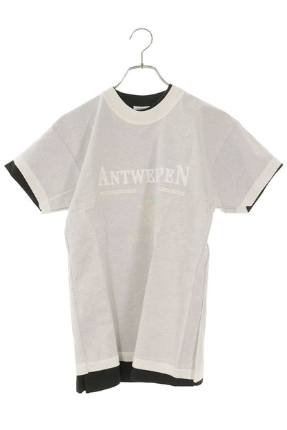 VETEMENTS x Hanes Cotton Layered Tee White/Black Size S