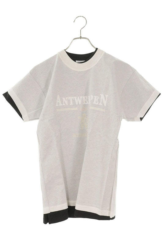 VETEMENTS x Hanes Cotton Layered Tee White/Black Size S