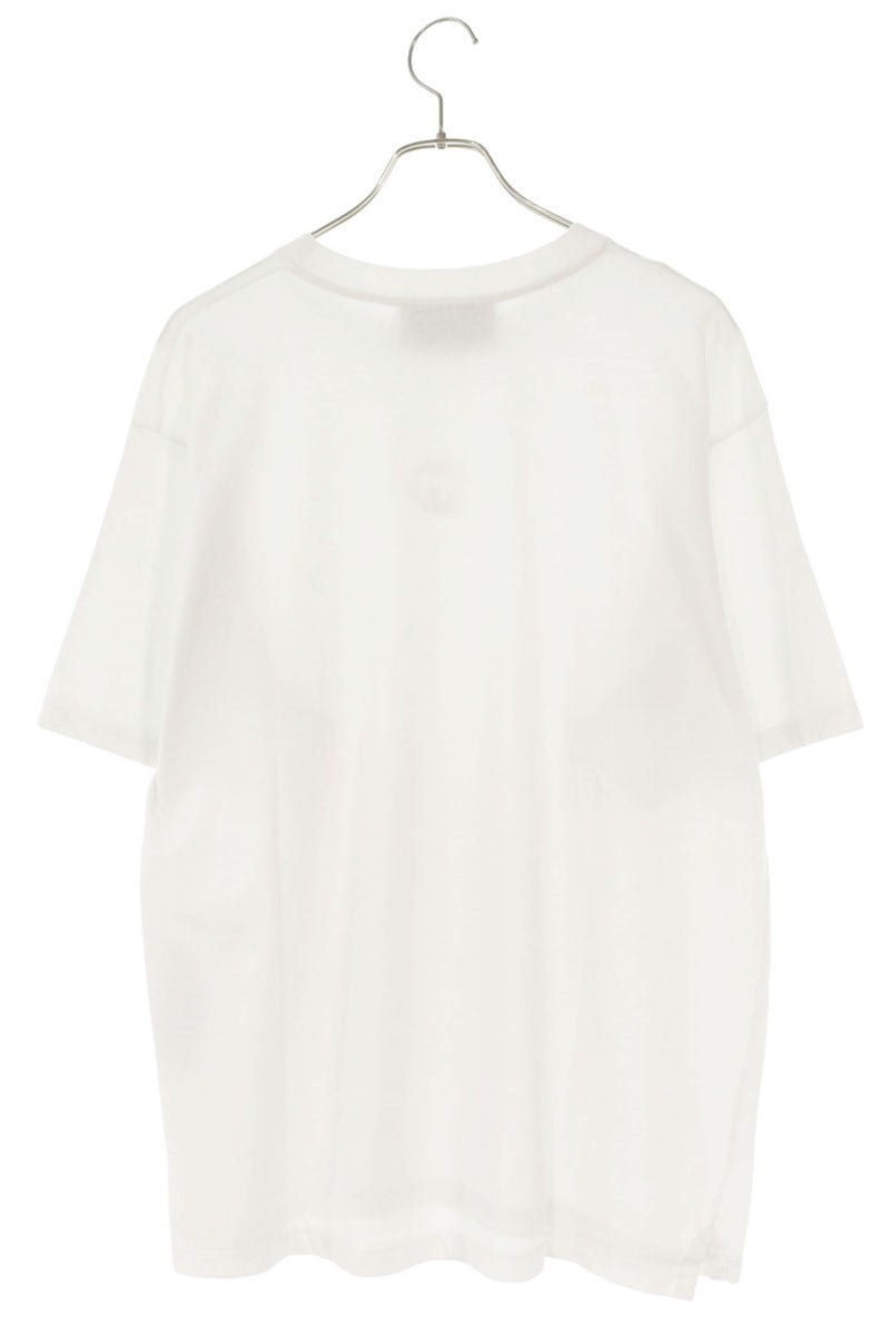 GUCCI Interlocking Logo Embroidered White T-Shirt Size S