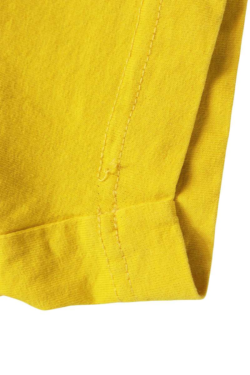 BALENCIAGA Scholl Print Cotton T-Shirt Yellow Size M