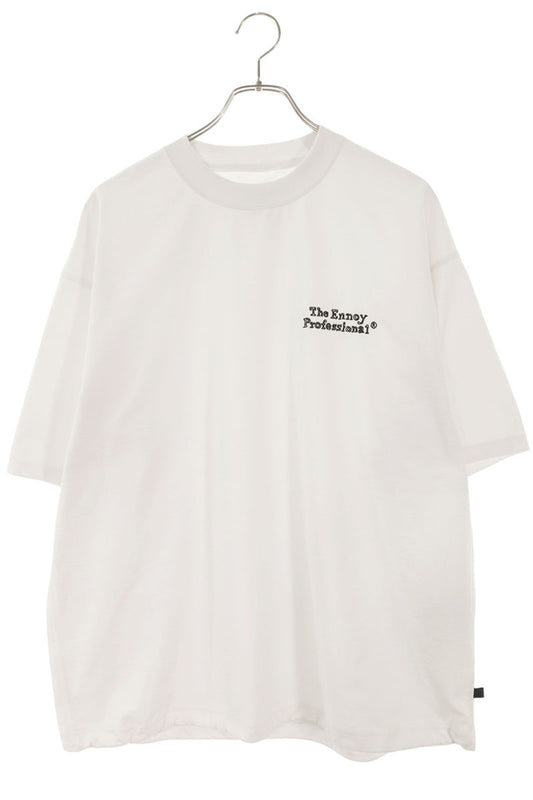 DAIWA PIER39 Hem Drawcord Embroidered White T-Shirt Size M