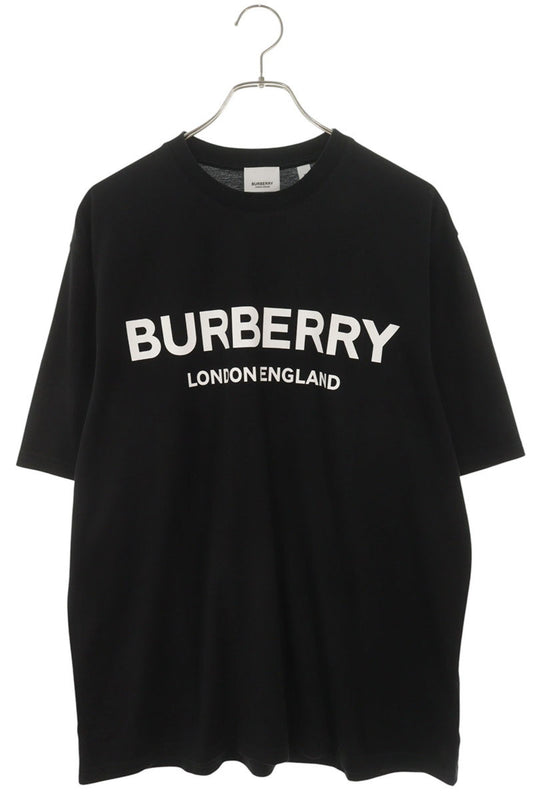 Burberry Logo Print Cotton Black T-Shirt Size M