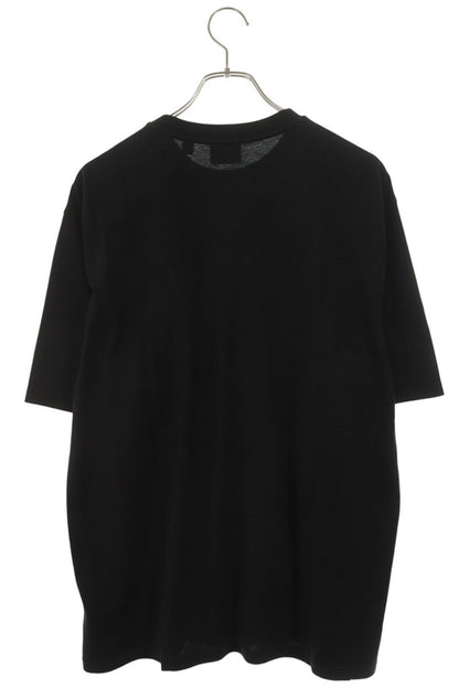 Burberry Logo Print Cotton Black T-Shirt Size M