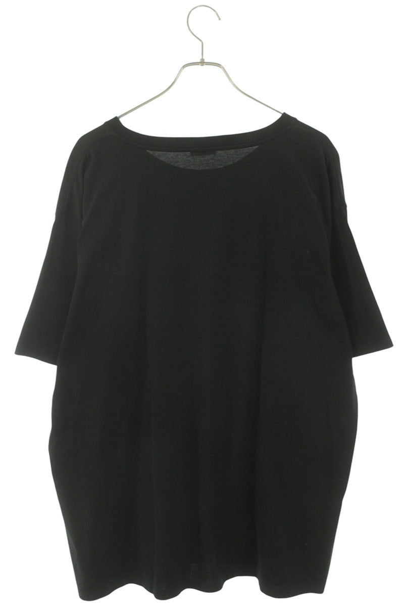 CELINE Loose Fit Logo Print Black T-Shirt Size XXL