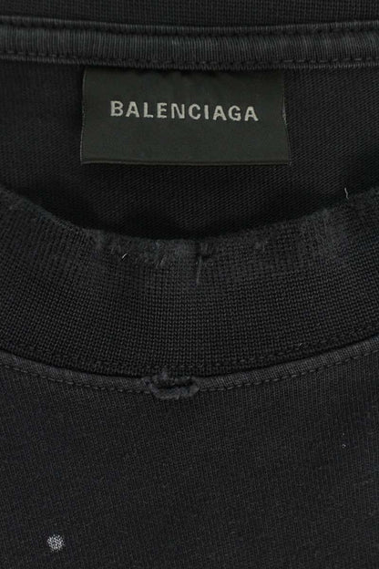 BALENCIAGA Statue of Liberty Paris Print Tee Black Size S