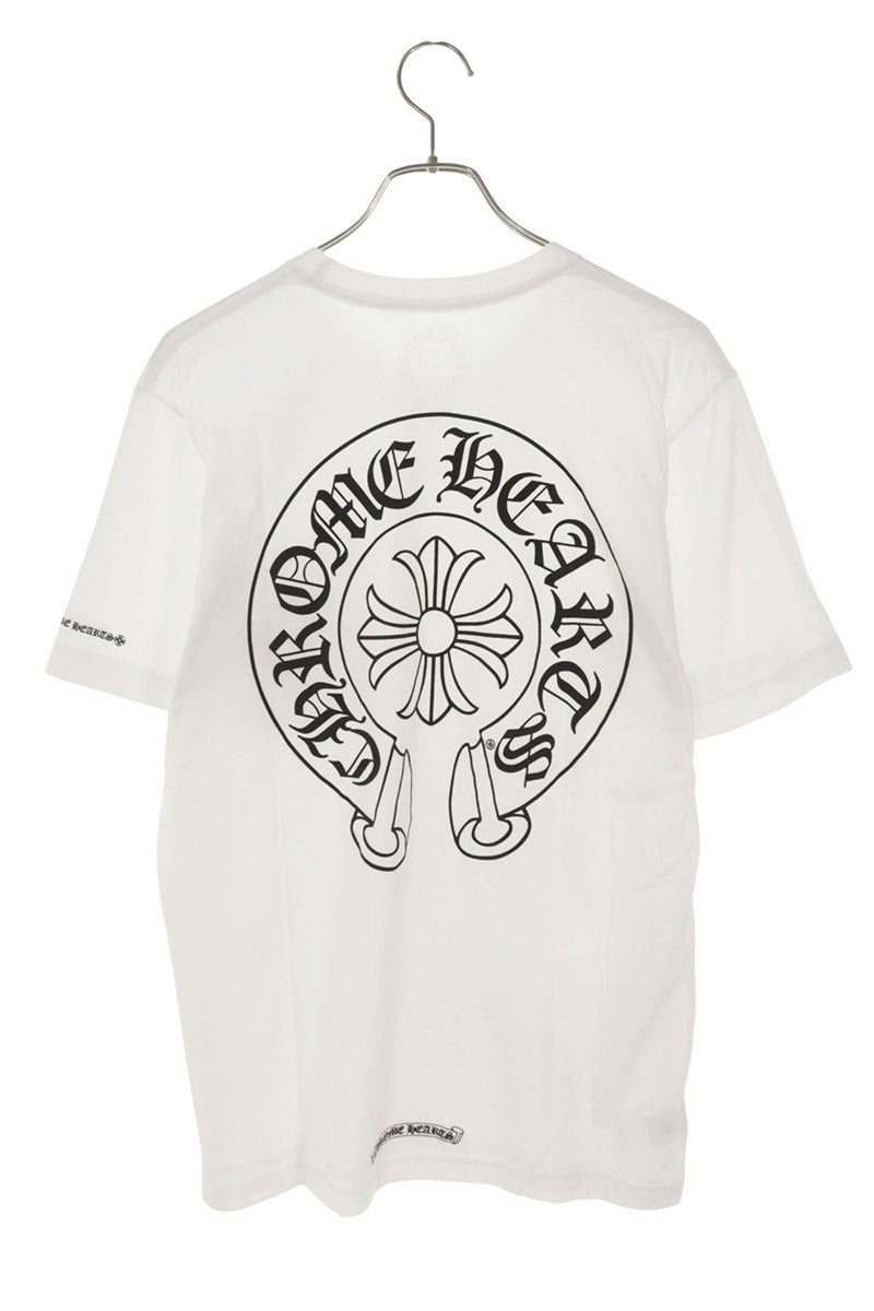 Chrome Hearts Back Horseshoe Print Tee White Size M