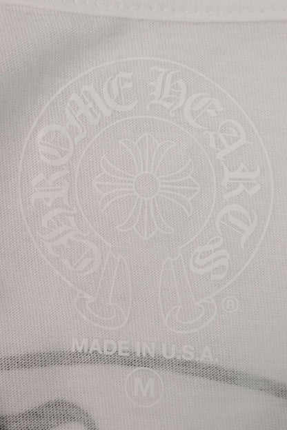 Chrome Hearts Back Horseshoe Print Tee White Size M