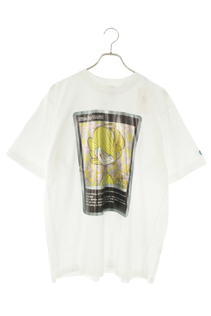 MURAKAMITAKASHI TMKK-CTS-2412 Card Print Tee White Size L