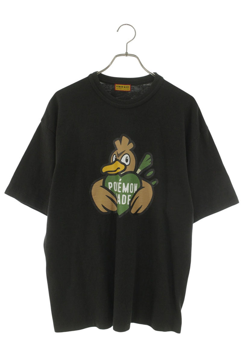 HUMAN MADE XX31TE021 Character Print Tee Black/Brown Size XL