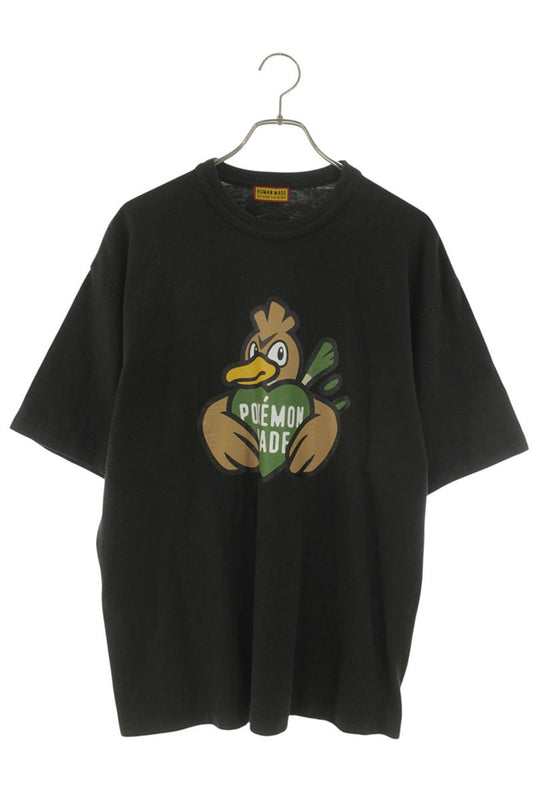 HUMAN MADE XX31TE021 Character Print Tee Black/Brown Size XL