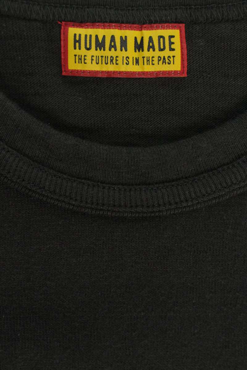 HUMAN MADE XX31TE021 Character Print Tee Black/Brown Size XL