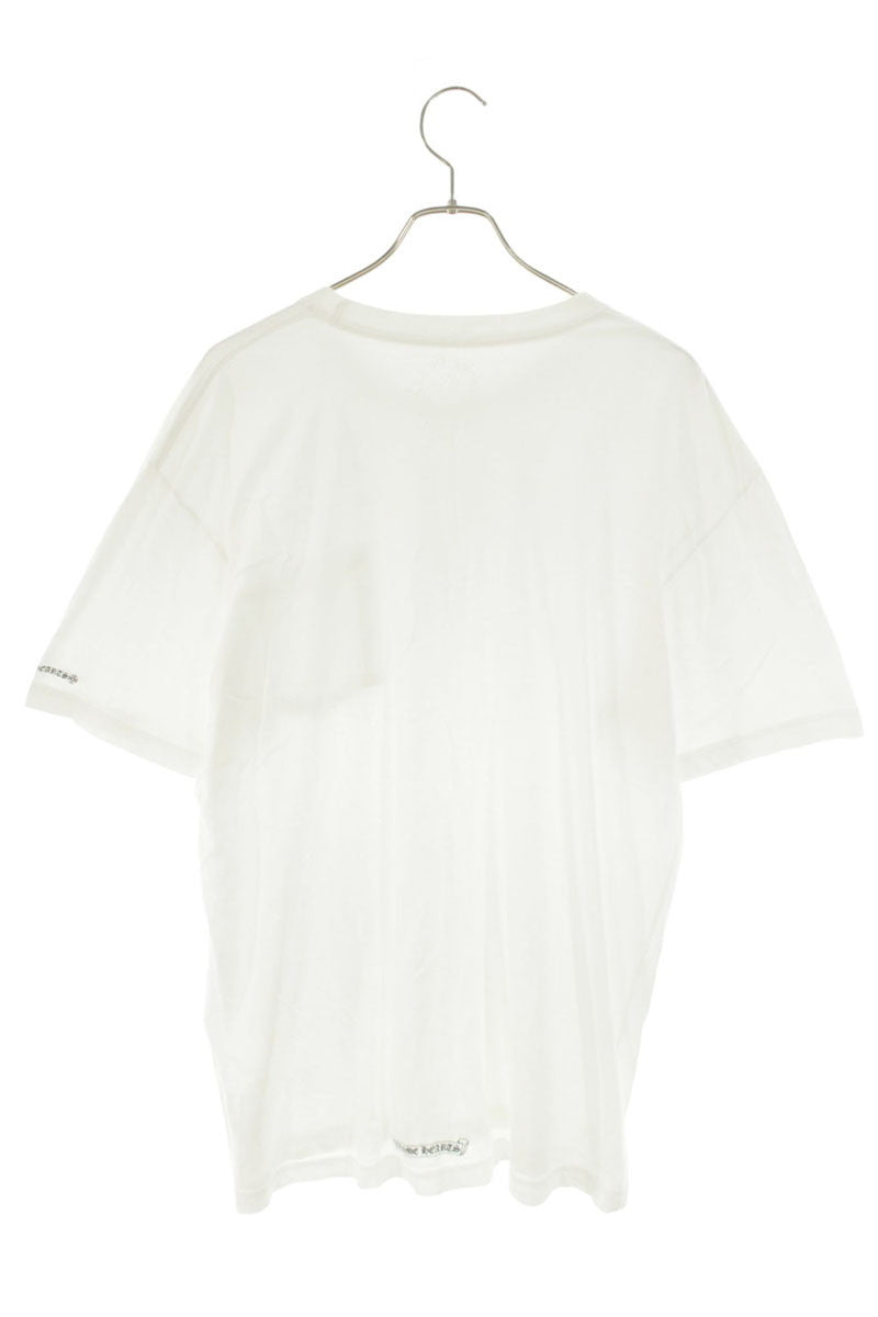Chrome Hearts Neck Logo Print T-Shirt White Size XL