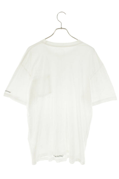 Chrome Hearts Neck Logo Print T-Shirt White Size XL