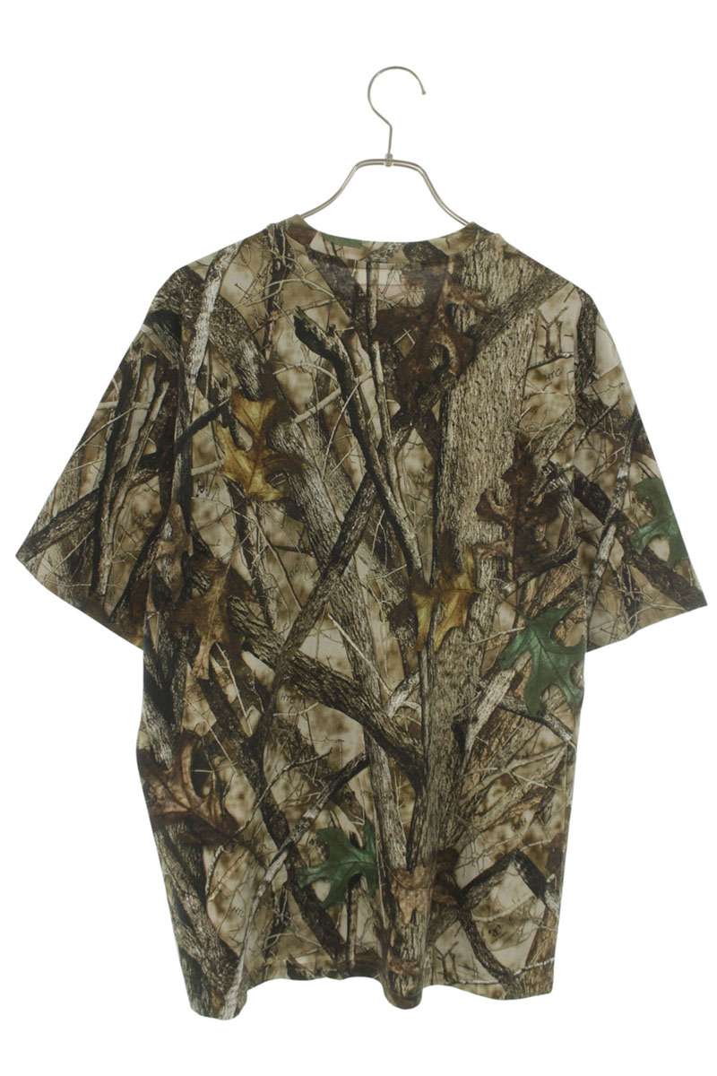 SUPREME 24AW Small Box Tee Camo Green Size M