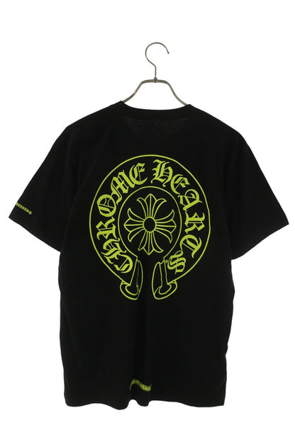 Chrome Hearts Back Horseshoe Print Tee Black/Yellow Size M