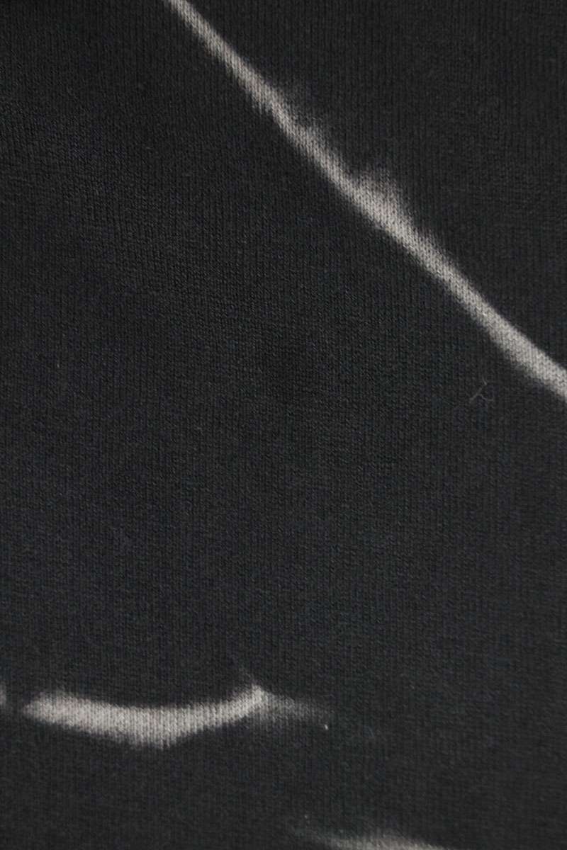 CELINE Black Tie-Dye Loose Fit Logo Print T-Shirt Size S