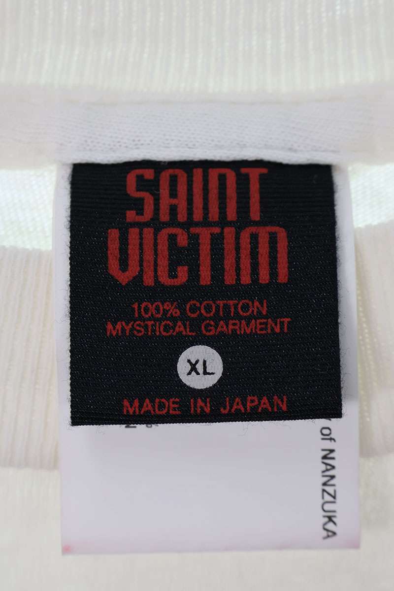 SAINT MICHAEL Robot Logo Vintage T-Shirt White Size XL