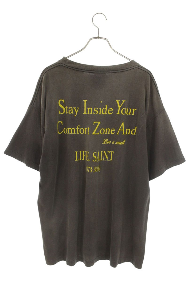 SAINT MICHAEL NEVERBEALONE Vintage Cotton T-Shirt Size XL