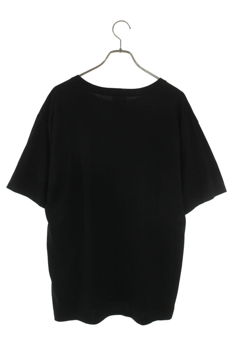 CELINE Logo Print Loose Fit T-Shirt Black Size XL