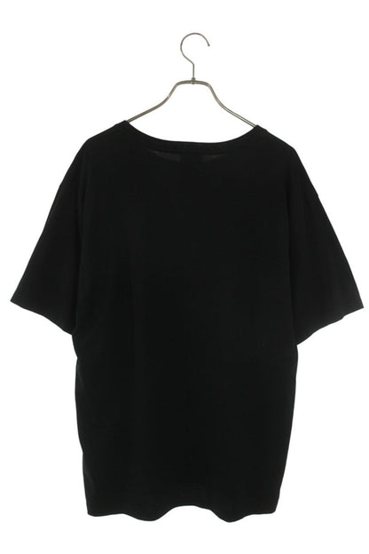 CELINE Logo Print Loose Fit T-Shirt Black Size XL