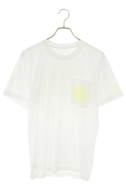 Chrome Hearts Back Horseshoe Print Tee White/Yellow Size S