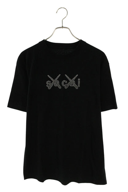 KAWS x Sacai Tokyo First Cotton Tee Black Size 2