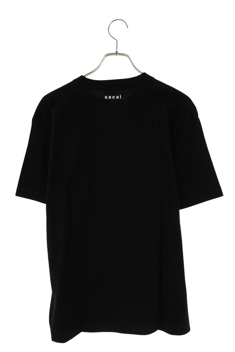 KAWS x Sacai Tokyo First Cotton Tee Black Size 2
