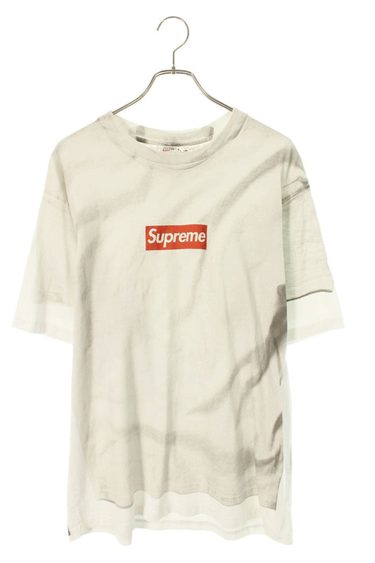 MM6 x Supreme 24SS Transfer Print Box Logo Tee White Size L