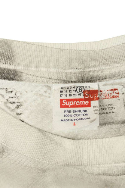 MM6 x Supreme 24SS Transfer Print Box Logo Tee White Size L