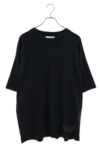 AMI Black Logo Label Design T-Shirt Size L