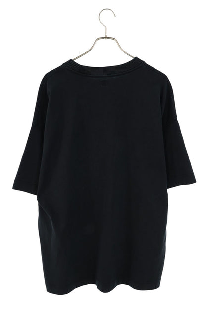 AMI Black Logo Label Design T-Shirt Size L