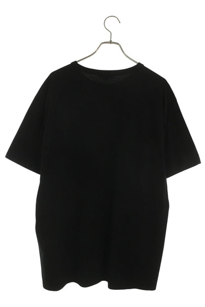 Alexander McQUEEN Moon Print Cotton T-Shirt Black Size L