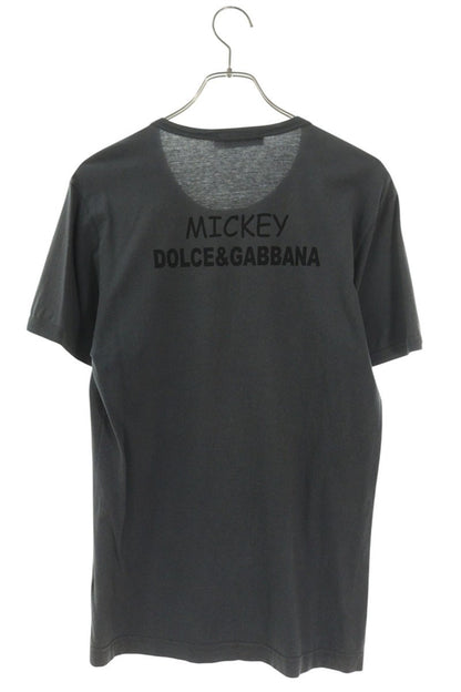 DOLCE & GABBANA Gray Character Print T-Shirt Size M